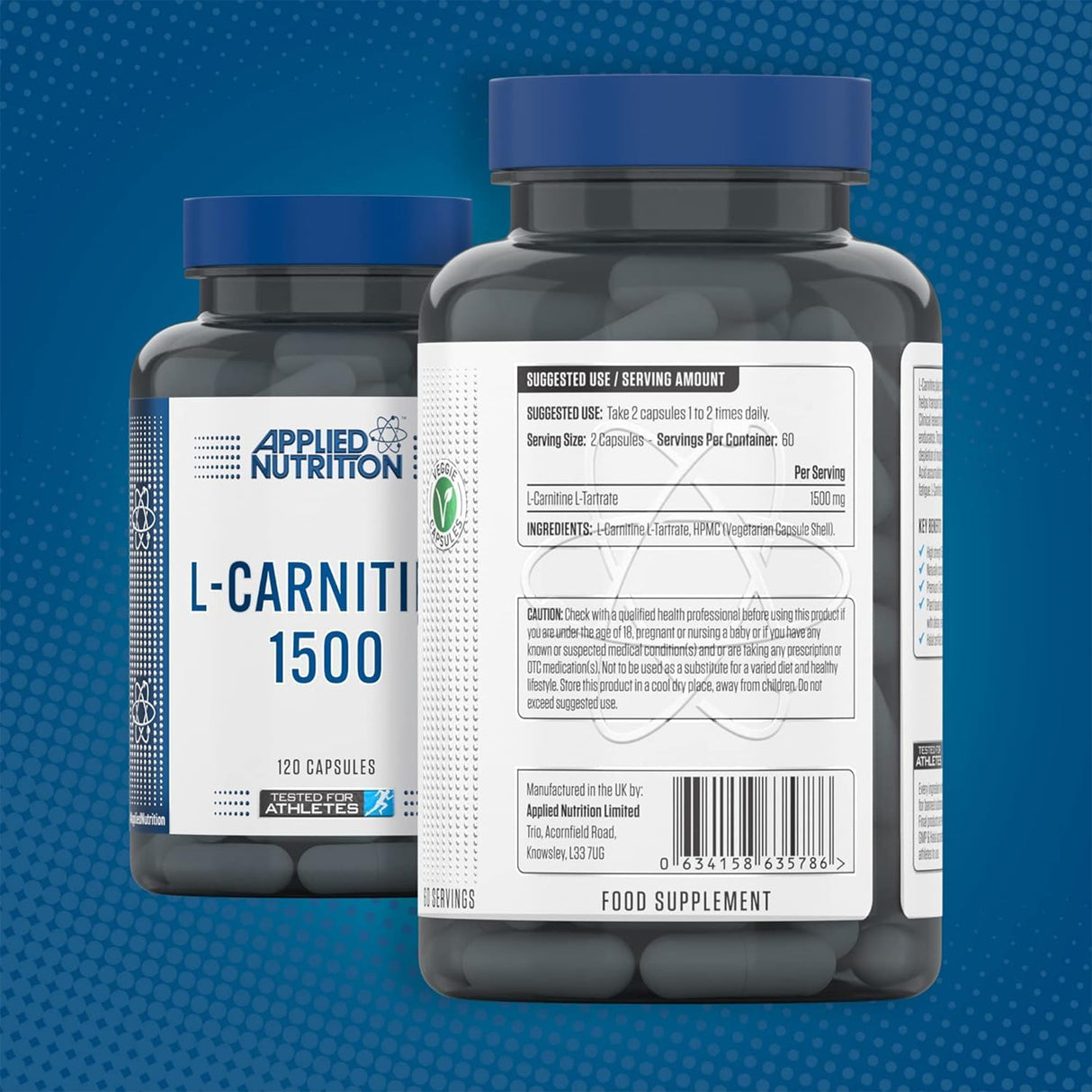 APPLIED NUTRITION L-CARNITINE 1500MG