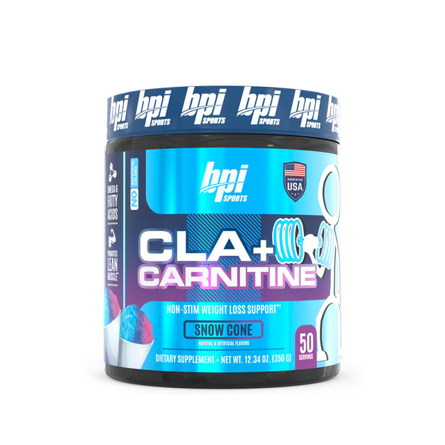 CLA + CARNITINE | SNOW CONE FLAVOR | GYMSUPPLEMENTSUS.COM