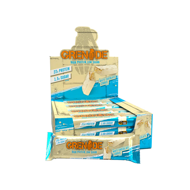 PROTEIN BAR | WHITE CHOCOLATE COOKIE | GYM SUPPLEMENTS U.S 