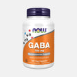 NOW Foods GABA 750mg 100 Veg Capsules - Supports Relaxation & Nervous System Health | Gym Supplements U.S