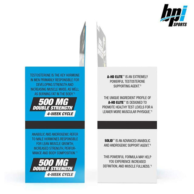 BPI A-HD ELITE™ / SOLID™ | BPI SPORTS | GYMSUPPLEMENTSUS.COM