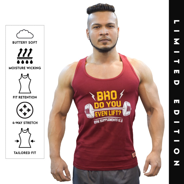 BRO DO YOU EVEN LIFT | STRINGER | GYM SUPPLEMENTS U.S