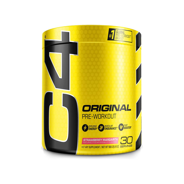 C4 ORIGINAL - 30 SERVINGS | STRAWBERRY MARGARITA FLAVOR | GYMSUPPLEMENTSUS.COM