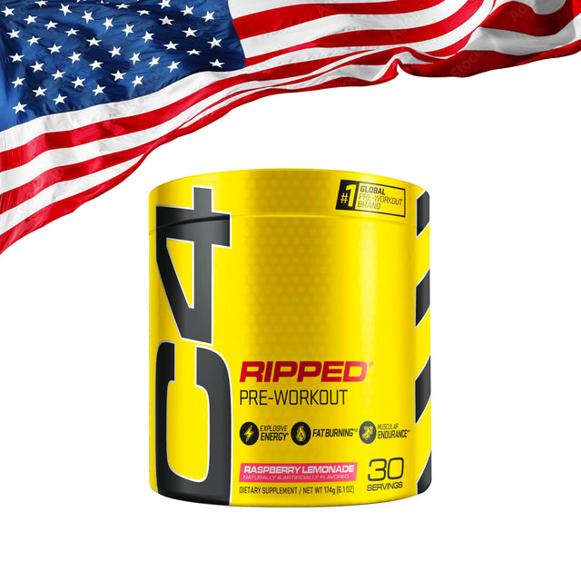 C4 RIPPED | RASPBERRY LEMONADE FLAVOR | GYMSUPPLEMENTSUS.COM