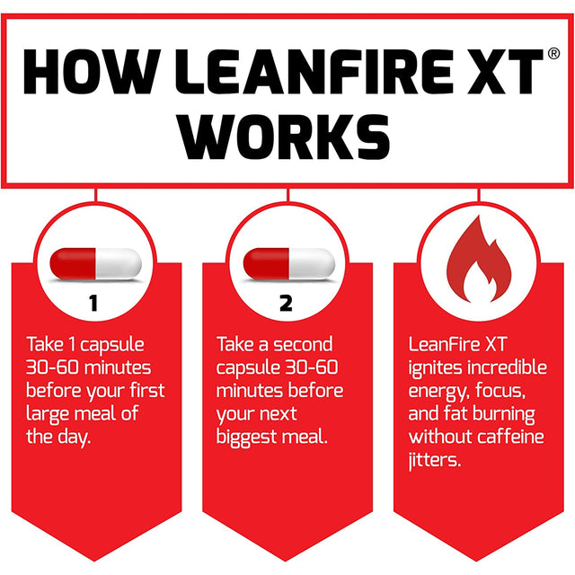 LEANFIRE-XT | 60 CAPSULES | GYM SUPPLEMENTS U.S