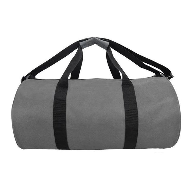 LONSDALE SPORTS BARREL BAG | CHARCOAL GREY COLOR | GYM SUPPLEMENTS U.S