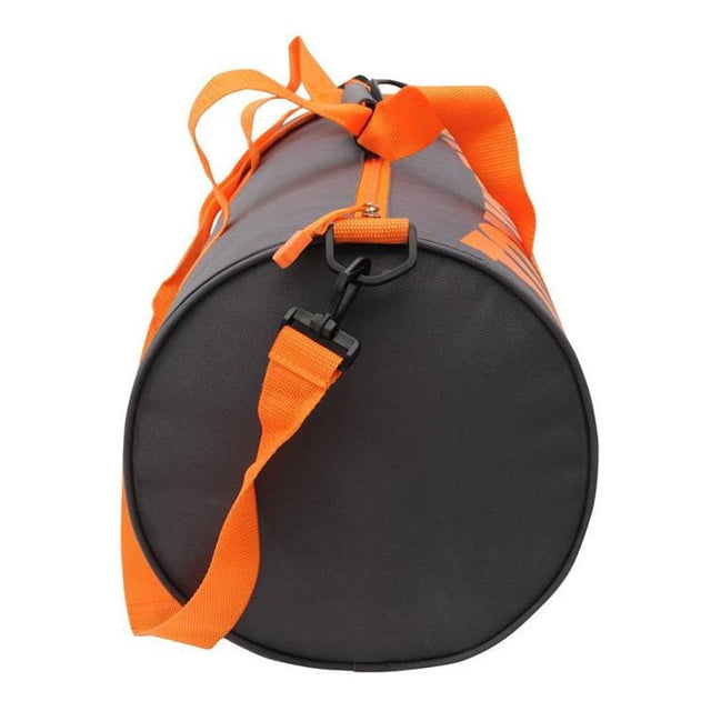 LONSDALE SPORTS BARREL BAG | CHARCOAL ORANGE COLOR | GYM SUPPLEMENTS U.S