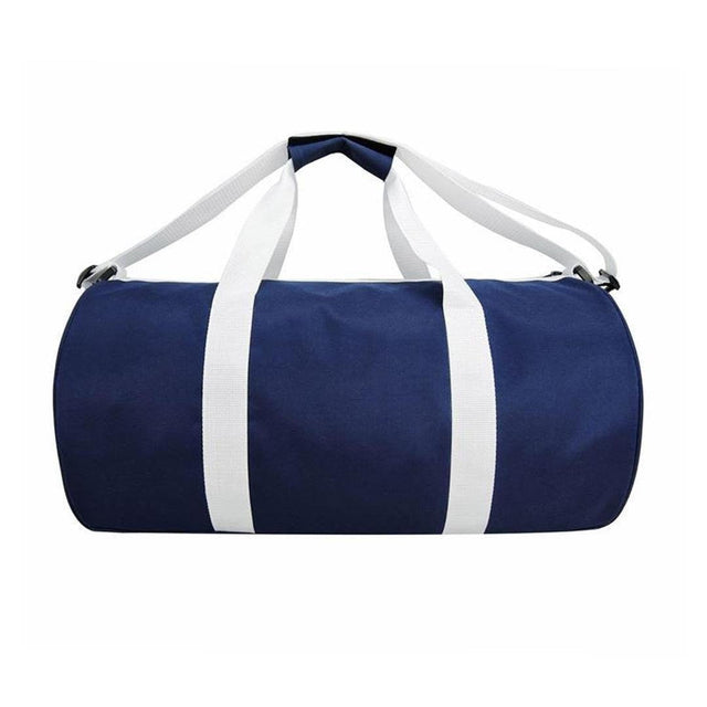 LONSDALE SPORTS BARREL BAG | NAVY WHITE COLOR | GYM SUPPLEMENTS U.S