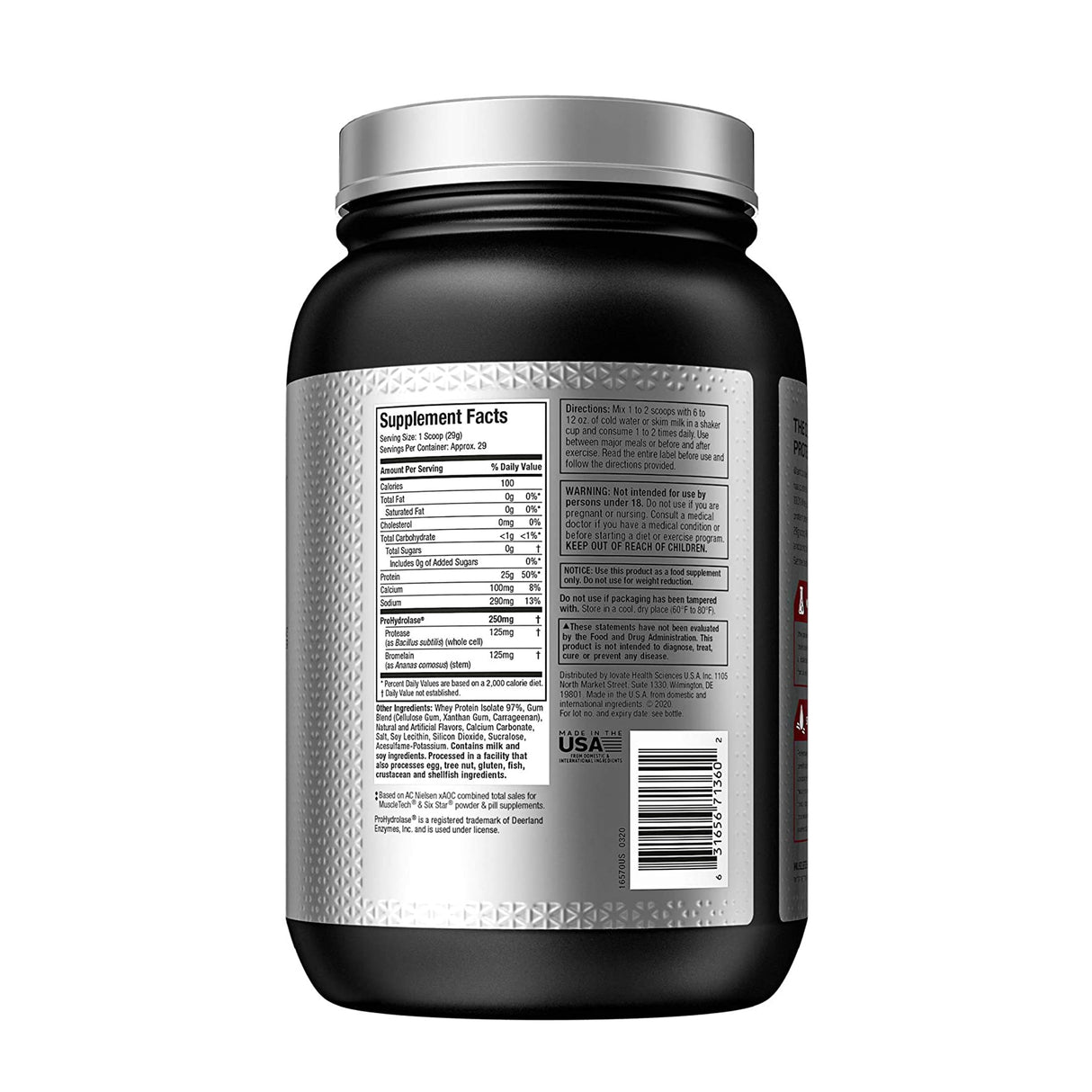 NITRO-TECH ELITE 100% WHEY ISOLATE | VANILLA ICE CREAM | GYM SUPPLEMENTS U.S 