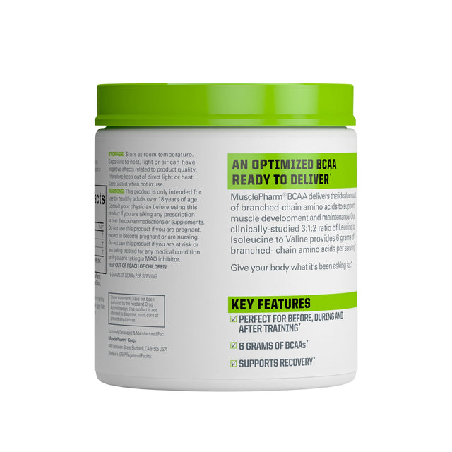 Musclepharm essentials bcaa | fruit punch flavor | 30 servings | gymsupplementsus.com