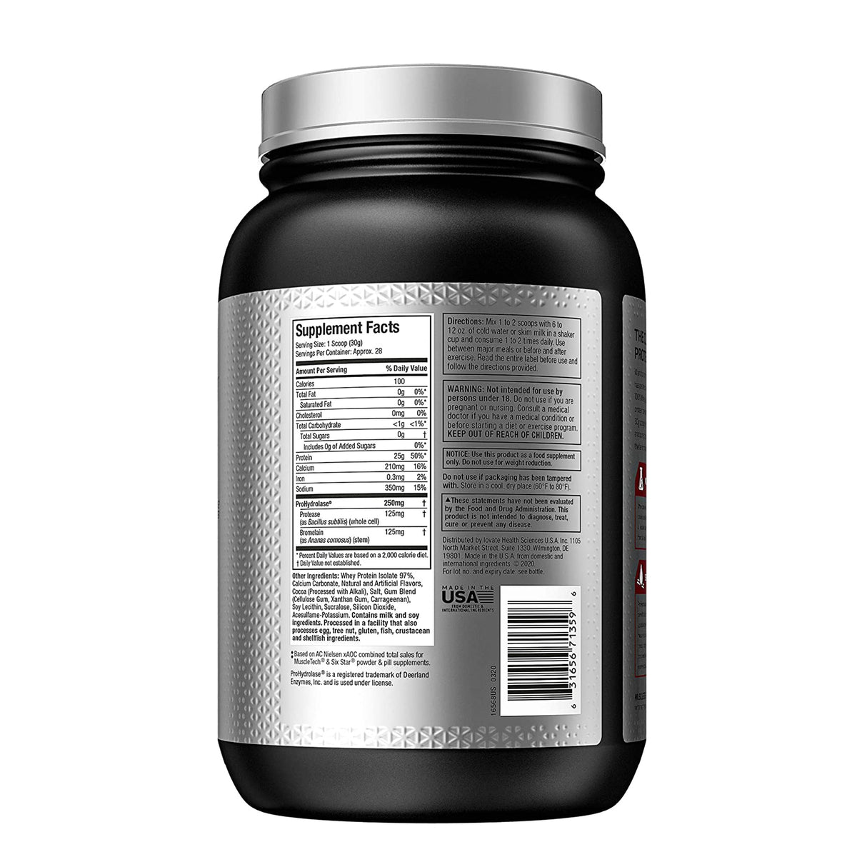 NITRO TECH ELITE 100% WHEY ISOLATE | MILK CHOCOLATE FLAVOR | GYM SUPPLEMENTS U.S 