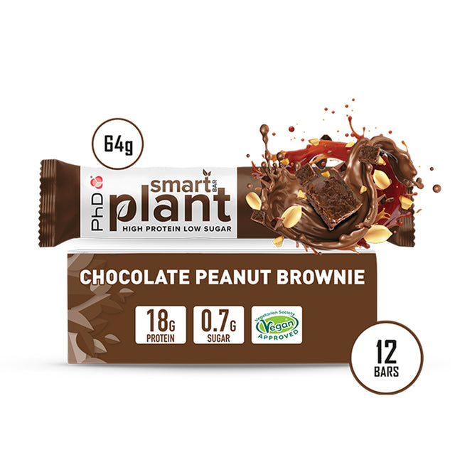 PHD SMART BAR 12 PACK |CHOCOLATE PEANUT BUTTER | GYM SUPPLEMENTS U.S