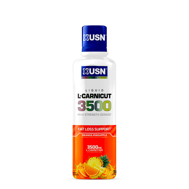 USN L-CARNICUT 3500 LIQUID | ORANGE PINAPPLE | GYM SUPPLEMENTS U.S